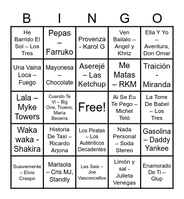 Bingo ♡ Bingo Card