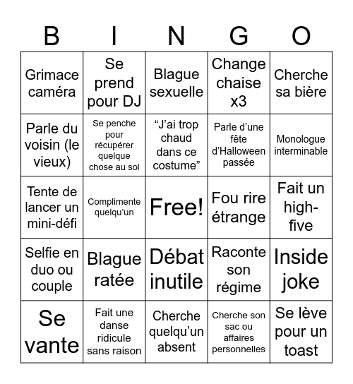 Untitled Bingo10 Bingo Card