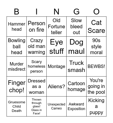 The Monkey Bingo Card