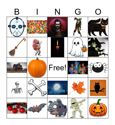 Halloween Bingo! Bingo Card