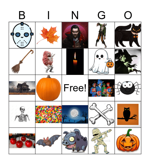 Halloween Bingo! Bingo Card