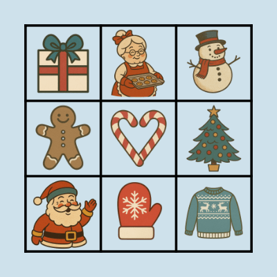 Christmas Bingo Card