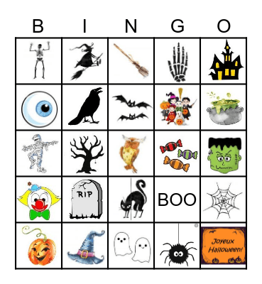 Halloween - BINGO Card