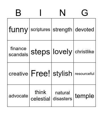 Teah's Birthday! Bingo Card