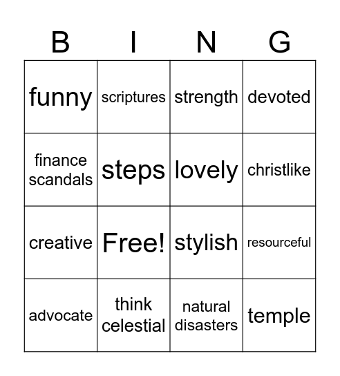 Teah's Birthday! Bingo Card