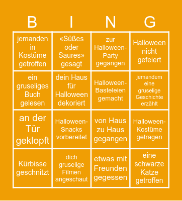 Hast du.../Bist du... Bingo Card