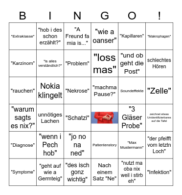 Dr. Knapp Bingo Card