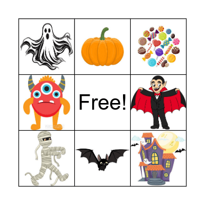 Bingo: ¡Es Halloween! Bingo Card