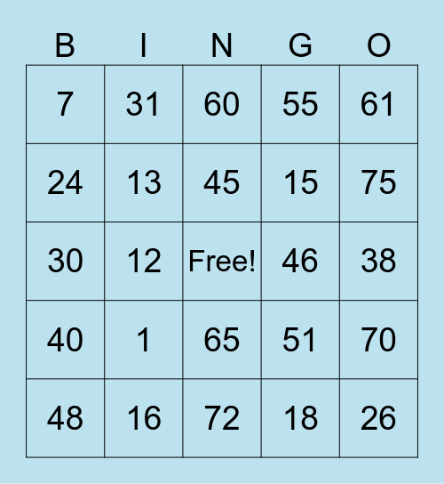 Cha do Bernardo Bingo Card