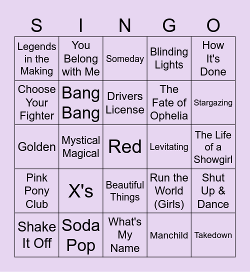 S T E L L A B R A T I O N Bingo Card