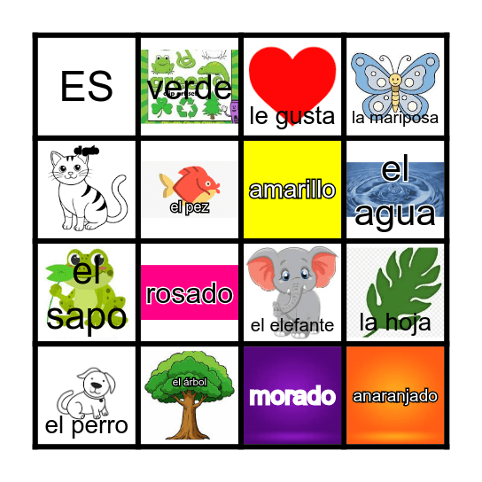 Es Bingo Card