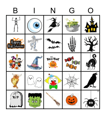 Halloween - BINGO Card