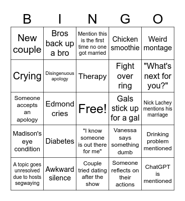 LIB Denver Reunion Bingo Card