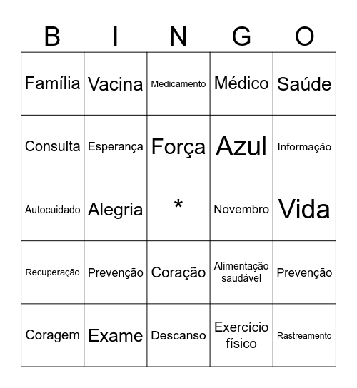 Bingo - UBS PANTANAL Bingo Card