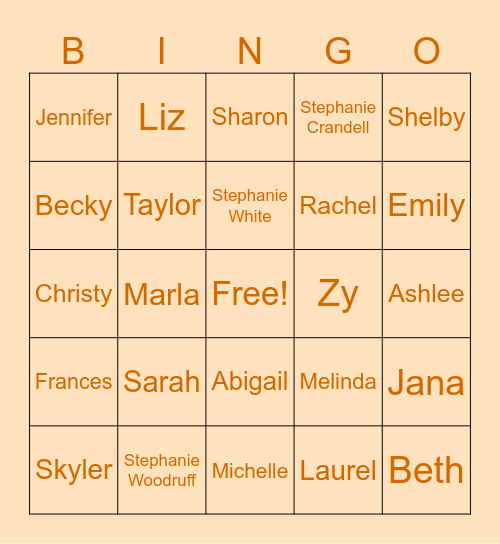 TEACHER BINGO! Bingo Card