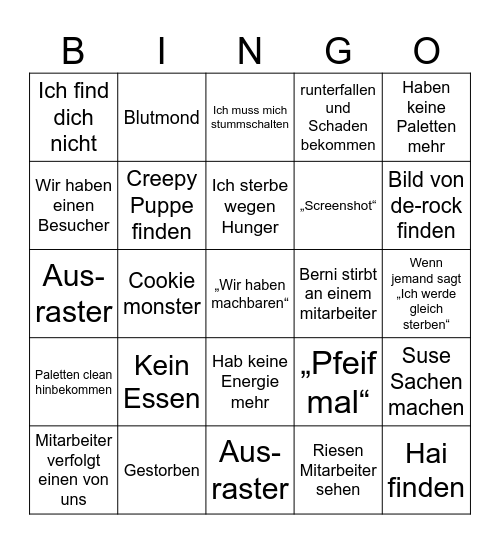 3008 Bingo Card