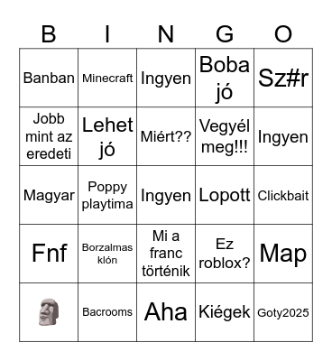 Polar Bingo Card