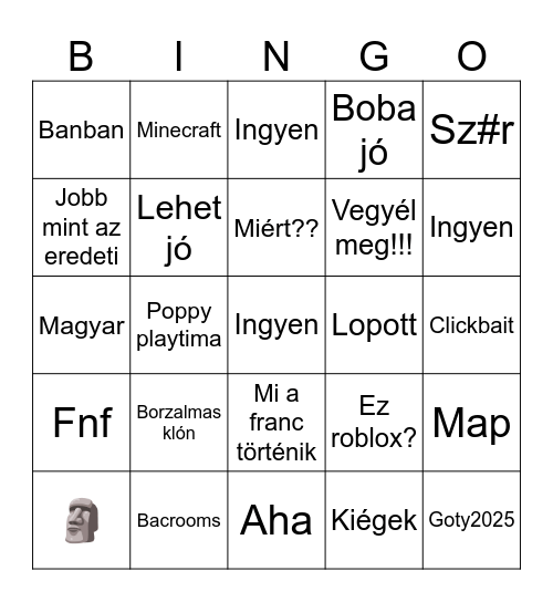 Polar Bingo Card