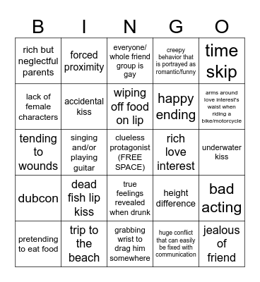 just BL things v2 Bingo Card