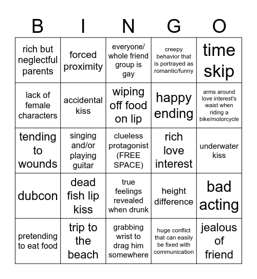 just BL things v2 Bingo Card