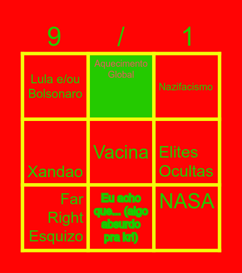Monarkao Bingo Card