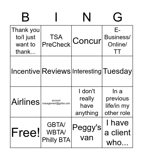 CS Call 12/2/16 Bingo Card