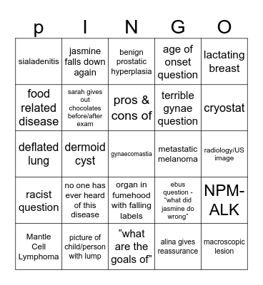 path bingo… pingo Bingo Card