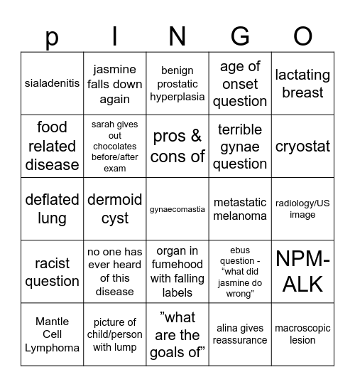 path bingo… pingo Bingo Card