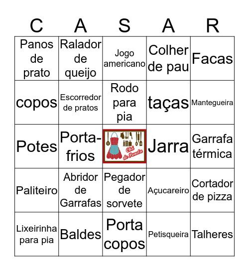 CHÁ DA DAYANE Bingo Card