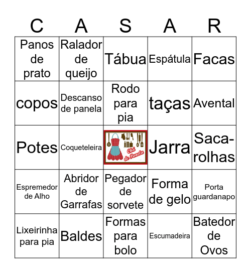 CHÁ DA DAYANE Bingo Card