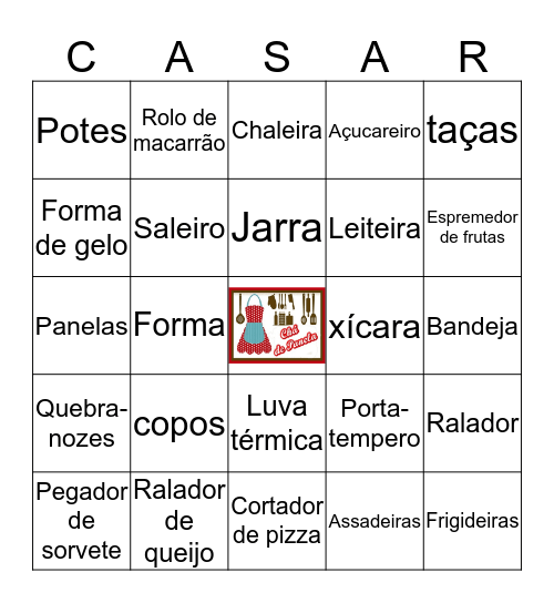 CHÁ DA DAYANE Bingo Card