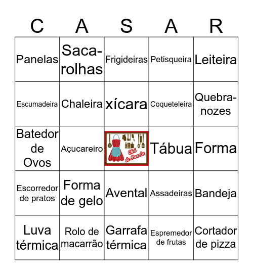 CHÁ DA DAYANE Bingo Card