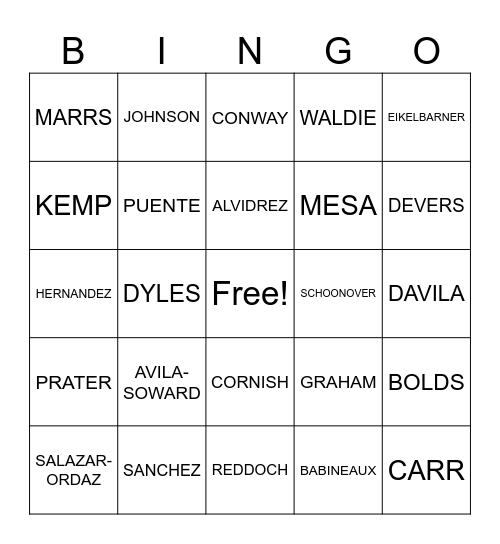 It's LIT Bingo Card