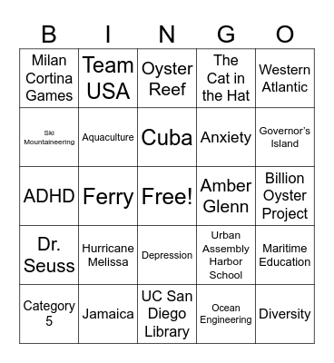 CNN 10 10/30/25 Bingo Card