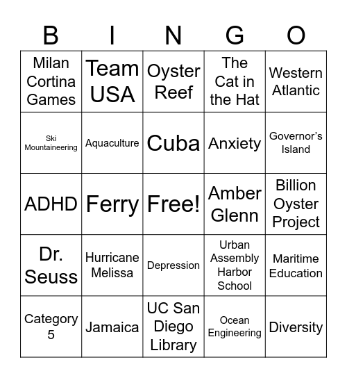 CNN 10 10/30/25 Bingo Card