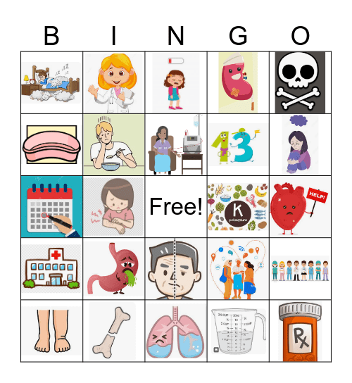Missed Treatment Bingo Card
