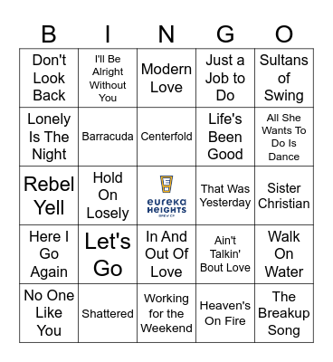 Classic Rewind Bingo Card