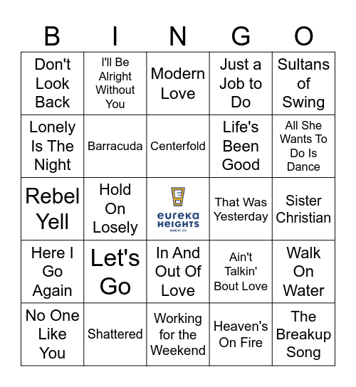 Classic Rewind Bingo Card