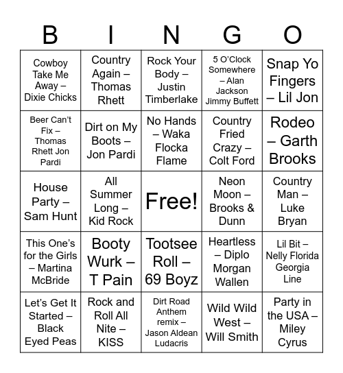 Bodine's 110-118 vol 2 Bingo Card