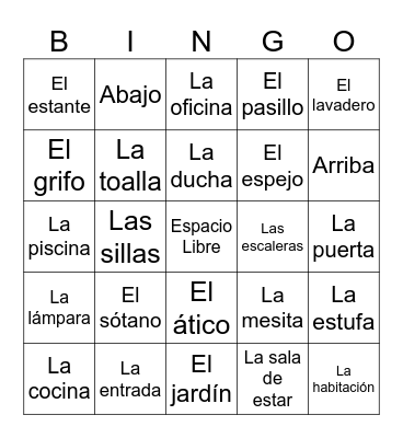 LA CASA 1 & 2 Bingo Card