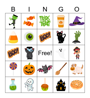 HALLOWEEN Bingo Card