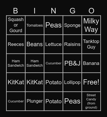 CAMELUL 2025 TRICK-OR-TREATING Bingo Card