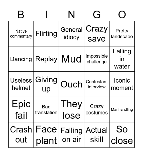 TC bingo Card