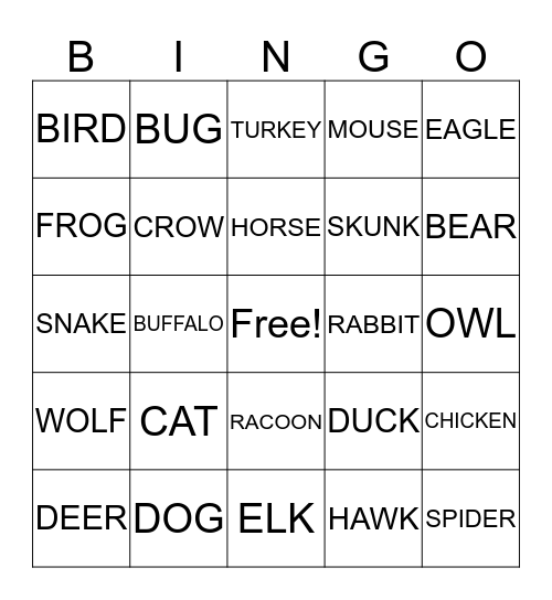 AWESIYAK Bingo Card