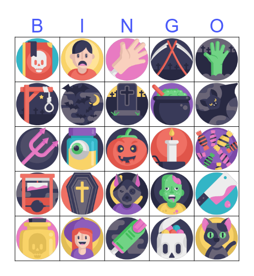 HALLOWEEN BINGO Esp Bingo Card