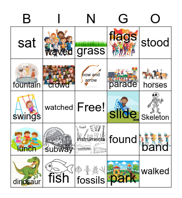 Virtual Field Trip Bingo Card