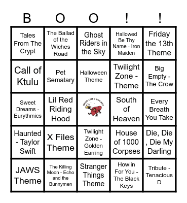 Halloween Oddities! Bingo Card