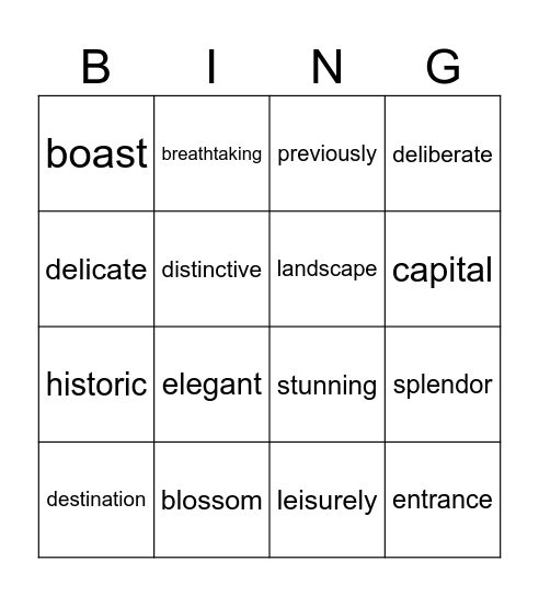 B3U5 Bingo!!! Bingo Card