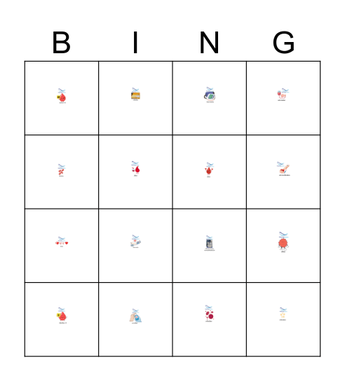 Halloween TU Bingo Card