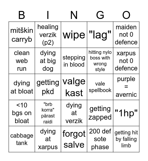 teemetobi Bingo Card